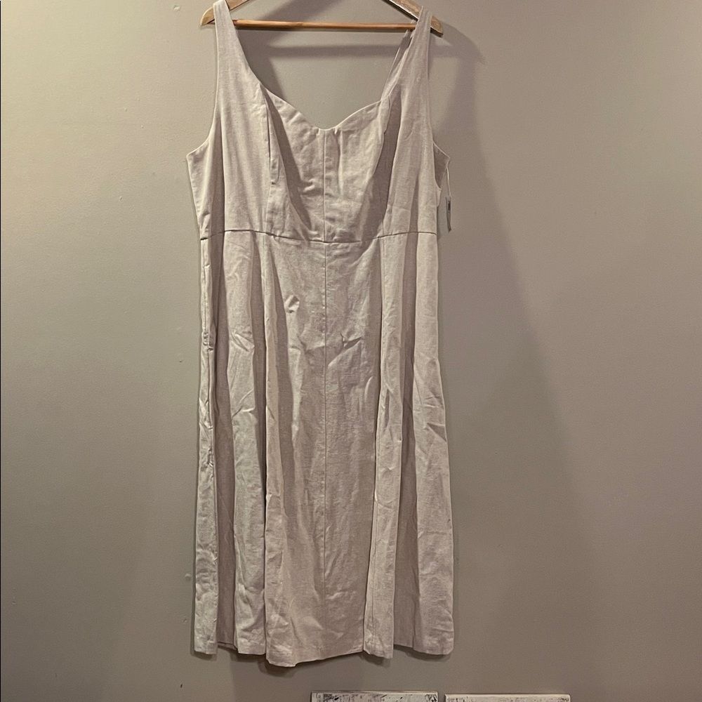 Old Navy Limen Blend Sleeveless Dress